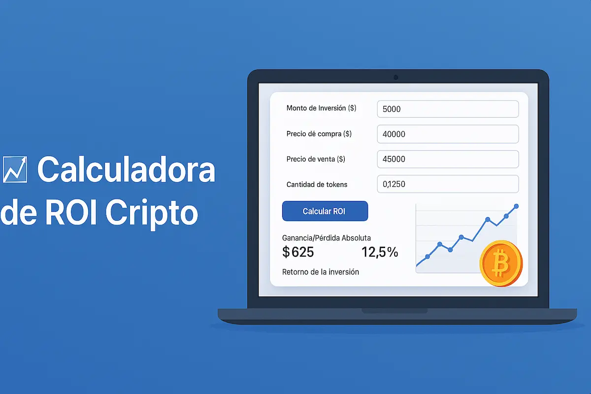 📈 Calculadora de ROI Cripto | Mide tu Rentabilidad 📈