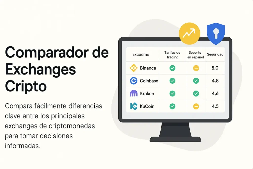 imagen destacada Comparador de Exchanges