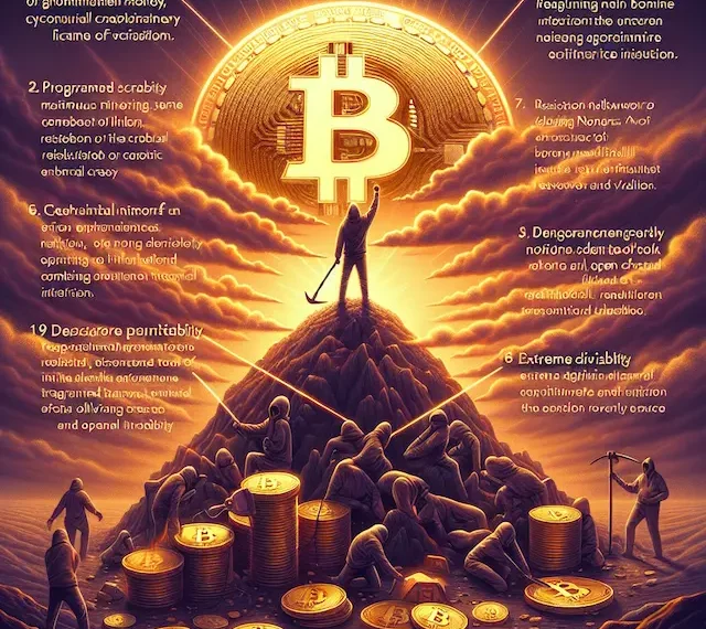 imagen del Bitcoin como criptomoneda pionera