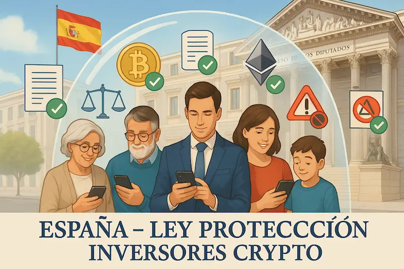 ⚖️ España Aprueba Ley para Proteger Inversores Cripto